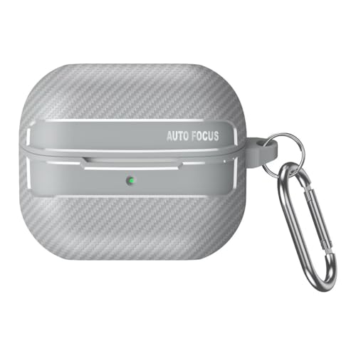 RanTuo Bluetooth Kopfhörerhülle Kompatibel mit Samsung 3/Buds 3 Pro, Weiches TPU, Staubdicht, Sturzfest, Kopfhörer Hülle Kompatibel mit Samsung 3/Buds 3 Pro.(Grau) von RanTuo