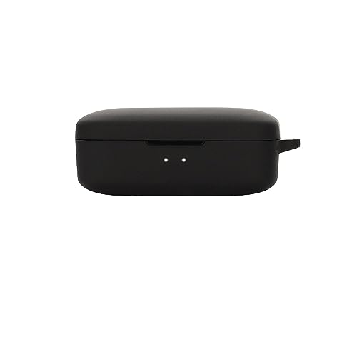 RanTuo Bluetooth Kopfhörerhülle für QCY T5, Weiches TPU, Staubdicht, Sturzfest, Kopfhörer Hülle Abdeckung für QCY T5.(Schwarz) von RanTuo