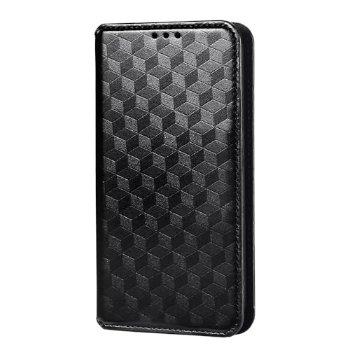 RanTuo Hülle Kompatibel mit Huawei Enjoy 80, mit Kartensteckplatz, TPU+PU-Leder, mit Ständer, Flip-Schutzhülle Kompatibel mit Huawei Enjoy 80.(Schwarz) von RanTuo