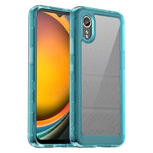 RanTuo Hülle Kompatibel mit Huawei Nova Y72S, Harter PC, Stoßfest, Anti-Fall, Transparent, Schutzhülle Kompatibel mit Huawei Nova Y72S.(Transparentes Blau) von RanTuo