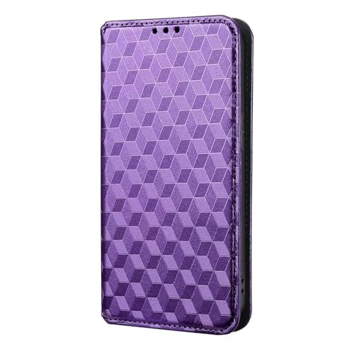 RanTuo Hülle Kompatibel mit Huawei nova 14 Pro, mit Kartensteckplatz, TPU+PU-Leder, mit Ständer, Flip-Schutzhülle Kompatibel mit Huawei nova 14 Pro.(Lila) von RanTuo