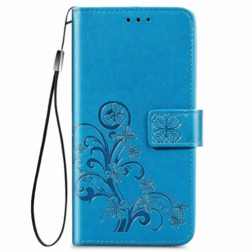 RanTuo Hülle Kompatibel mit Huawei nova 14 Ultra, mit Kartenfach, Standfunktion, PU Leder Tasche Flip Case Schutzhülle Kompatibel mit Huawei nova 14 Ultra.(Blau) von RanTuo