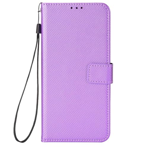 RanTuo Hülle Kompatibel mit Itel A95 5G, mit Standfunktion, mit Kartenfach, Leder Tasche Flip Schutzhülle Kompatibel mit Itel A95 5G.(Violett) von RanTuo