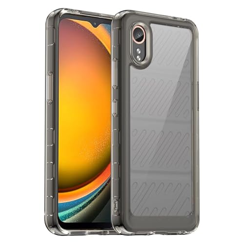 RanTuo Hülle Kompatibel mit OnePlus Nord CE 5, Harter PC, Stoßfest, Anti-Fall, Transparent, Schutzhülle Kompatibel mit OnePlus Nord CE 5.(Transparentes Grau) von RanTuo