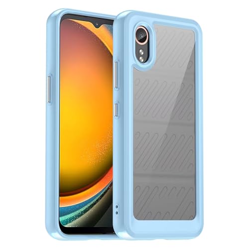 RanTuo Hülle Kompatibel mit Oppo Reno14 Pro, Harter PC, Stoßfest, Anti-Fall, Transparent, Schutzhülle Kompatibel mit Oppo Reno14 Pro.(Blau) von RanTuo