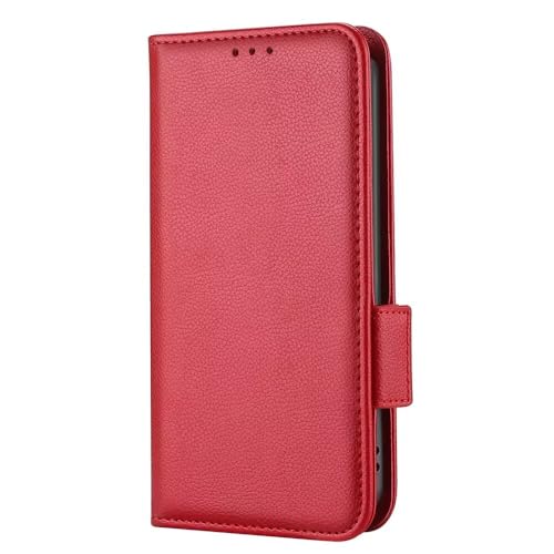 RanTuo Hülle Kompatibel mit Sony Xperia 1 VII, TPU+PU-Leder, mit Ständer, mit Kartensteckplatz, Flip-Schutzhülle Kompatibel mit Sony Xperia 1 VII.(Rot) von RanTuo