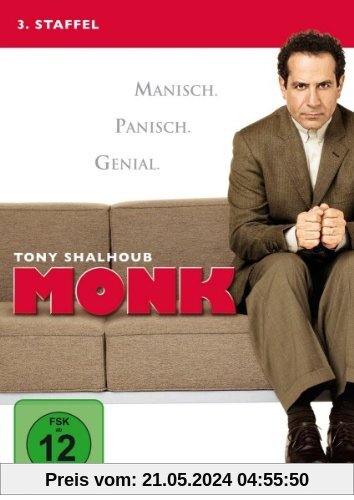 Monk - 3. Staffel [4 DVDs] von Randall Zisk