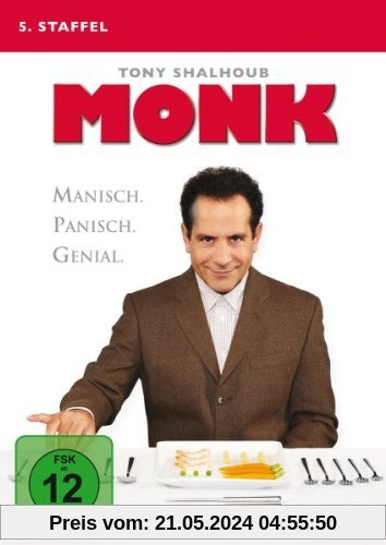 Monk - 5. Staffel [4 DVDs] von Randall Zisk