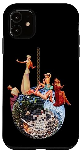 Hülle für iPhone 11 Pin-Up Girl Mädchen Discokugel Retro Vintage von Random Galaxy