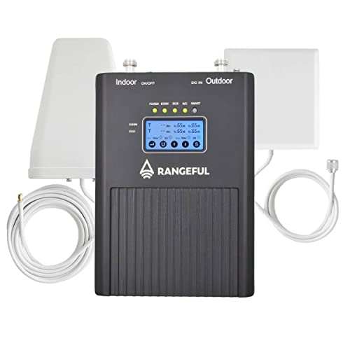 Rangeful Spear 300 Handy-Signalverstärker für alle europäischen Netzanbieter GSM/LTE Mobiler Repeater 2G/4G Mobilfunkverstärker 800/900/1800MHz Handy-Repeater von Rangeful