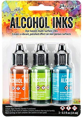 Tim Holtz Alkoholtinte, 142 g, 3 Stück, Valencia/Limeade/Türkis Tim Holtz Alkoholtinte, 142 g, 3 Stück, Valencia/Limeade/Türkis von Ranger