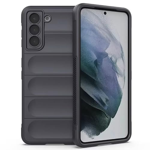 RankOne Airbag Flüssigsilikon Handyhülle für Samsung Galaxy S22+ / Samsung S22 Plus (6.6" Inches), Shield Shock Resistant Phone Cover Protector - Dunkelgrau von RankOne