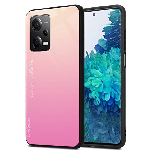 RankOne Gradient Glitter Handy Hülle für Redmi Note 12 Pro 5G (6.67" Inches), Dünne Schlanke Schutzhülle - 1 von RankOne