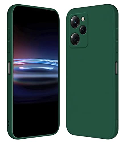 RankOne Hülle für Poco X5 Pro 5G (6.67" Inches) Weiche TPU Silikonhülle - Dunkelgrün von RankOne