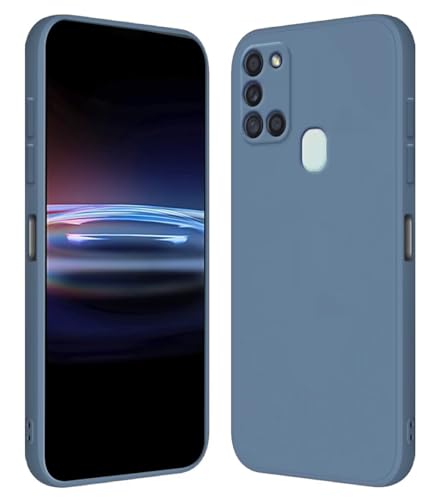 RankOne Hülle für Samsung Galaxy A21s (6.5" Inches) Weiche TPU Silikonhülle - Lavendelgrau von RankOne