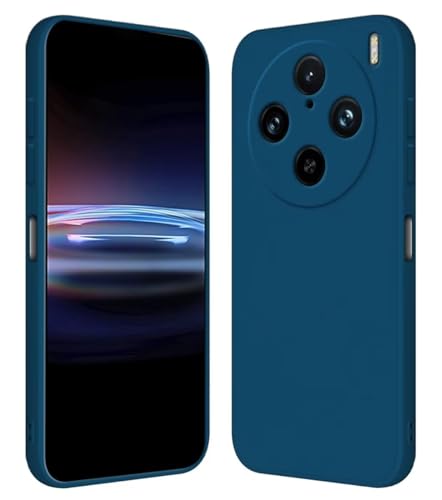 RankOne Hülle für vivo X100 Pro (6.78" Inches) Weiche TPU Silikonhülle - Saphirblau von RankOne