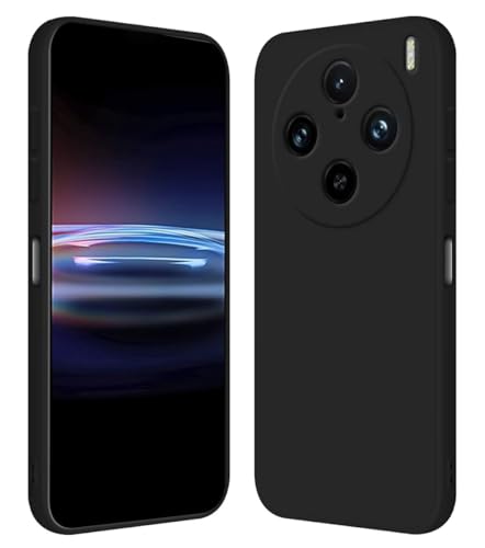 RankOne Hülle für vivo X100 Pro (6.78" Inches) Weiche TPU Silikonhülle - Schwarz von RankOne