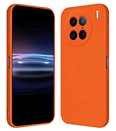 RankOne Hülle für vivo X90 Pro (6.78" Inches) Weiche TPU Silikonhülle - Orange von RankOne