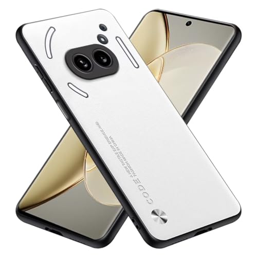 RankOne Hülle kompatibel mit NothingPhone (2A) / Nothing Phone 2A (6.7"), Stoßfeste Silikonhülle Handyhülle - Weiß von RankOne