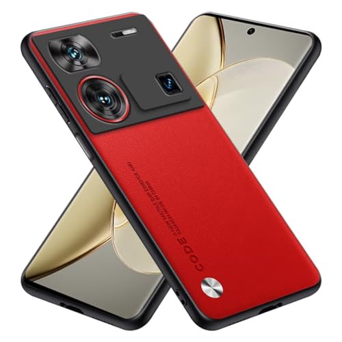 RankOne Hülle kompatibel mit Nubia Z60 Ultra (6.8"), Stoßfeste Silikonhülle Handyhülle - Rot von RankOne