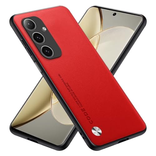 RankOne Hülle kompatibel mit Samsung Galaxy S24 (6.2"), Stoßfeste Silikonhülle Handyhülle - Rot von RankOne