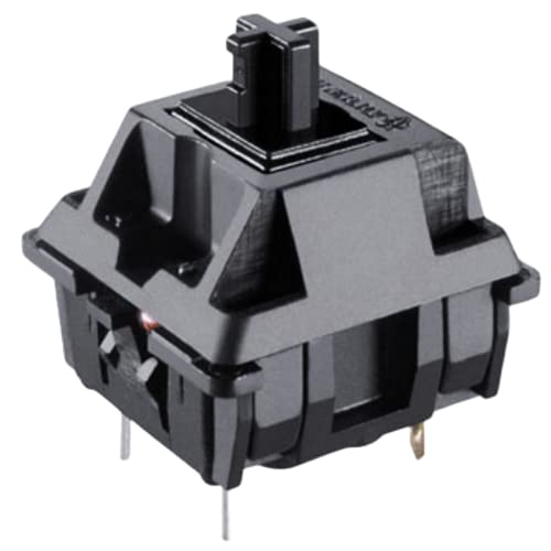 Packung mit Cherry MX Tastenschaltern für Mechanische Tastaturen | Plate Mounted Switches | MX1A11NN (Cherry Black, 10 Stück) von Ranked