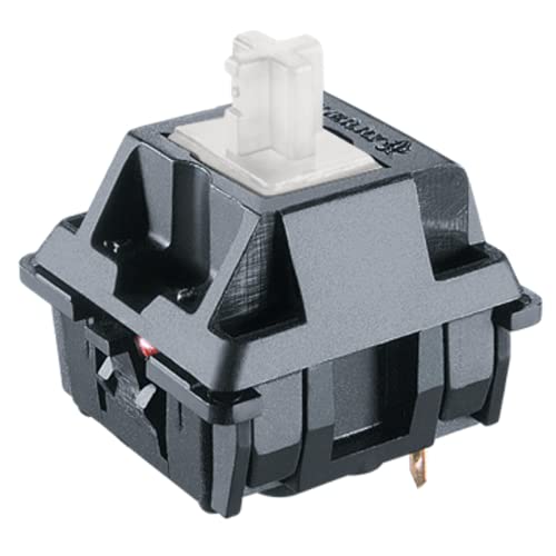 Packung mit Cherry MX Tastenschaltern für Mechanische Tastaturen | Plate Mounted Switches | MX1AC1NN (Cherry Clear, 90 Stück) von Ranked