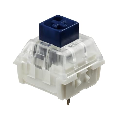 Ranked Kailh Box Tastenschalter für mechanische Gaming-Tastaturen | Plate Mounted (Kailh Box Navy, 65 Stück) von Ranked