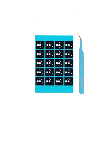 Ranked Premium Schalter Pads Kit für DIY Benutzerdefinierte Mechanische Tastatur | Eva Schaum | 0.5mm dick (Eva 120 STK + 1 Pinzette) von Ranked