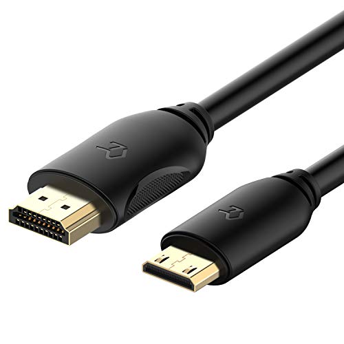 Rankie Verbindungskabel, Mini HDMI auf HDMI, 4K Hochgeschwindigkeits Kabel, 4,5m, Schwarz von Rankie