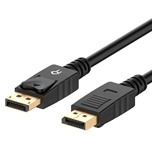 Rankie Verbindungskabel DisplayPort (DP) auf DisplayPort(DP), 4K-Auflösung Bereit Kabel, 1.8m, Schwarz von Rankie