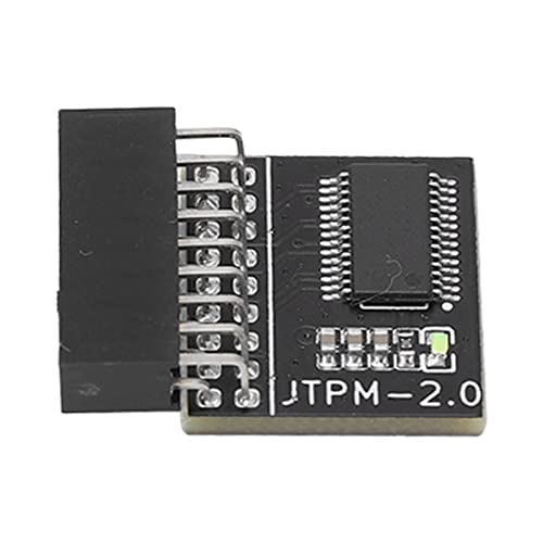 18-poliges Sicherheitsmodul TPM 2.0 Remote-Kartenverschlüsselungsmodul, TPM2.0-Modulplatine LPC-Schnittstelle kompatibel mit PC von Rankomu