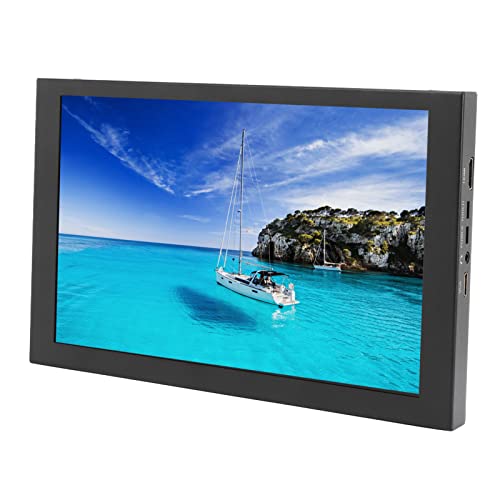 Rankomu 10,1 Zoll kapazitiver Touch-Display-Monitor, HD-Multimedia-Bildschirm mit eingebautem Lautsprecher, VGA-Schnittstelle, tragbarer Touchscreen für DVRs und Computer von Rankomu