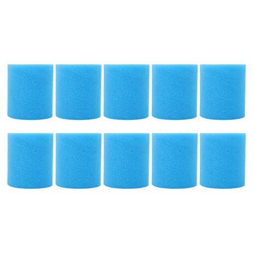 Rankomu 10 Stück waschbarer wiederverwendbarer Schwimmbad-Filterschwamm, 9 x 9 x 10 cm, blaue Schaumstoffkartusche für Schwimmbad-Filtersystem Rankomu 10 Stück waschbarer wiederverwendbarer Schwimmbad-Filterschwamm, 9 x 9 x 10 cm, blaue Schaumstoffkartusche für Schwimmbad-Filtersystem von Rankomu