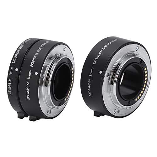 Rankomu 10 mm 16 mm 21 mm Nahaufnahme-Adapterring, Autofokus-Verlängerungsrohr für Olympus M4/3 Halterung, Makro-Verlängerungslinsenrohrring, Fotografie Accory Rankomu 10 mm 16 mm 21 mm Nahaufnahme-Adapterring, Autofokus-Verlängerungsrohr für Olympus M4/3 Halterung, Makro-Verlängerungslinsenrohrring, Fotografie Accory von Rankomu