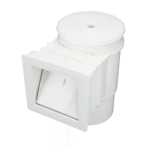 Rankomu 3,8 cm Innengewinde Schwimmbad Weithals-Skimmer, 9,5 l Wandmontierter Pool-Skimmer, Pool-Accories für effiziente Schmutzentfernung Rankomu 3,8 cm Innengewinde Schwimmbad Weithals-Skimmer, 9,5 l Wandmontierter Pool-Skimmer, Pool-Accories für effiziente Schmutzentfernung von Rankomu