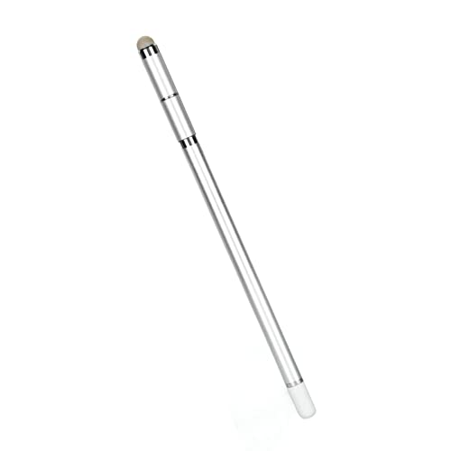Rankomu 4-in-1 Eingabestift, verschleißfeste Faserspitze, kapazitiver Touch-Stift für Handys und Tablets, universelles Touchscreen-Zeichen- und Handschriftwerkzeug, Silber Rankomu 4-in-1 Eingabestift, verschleißfeste Faserspitze, kapazitiver Touch-Stift für Handys und Tablets, universelles Touchscreen-Zeichen- und Handschriftwerkzeug, Silber von Rankomu