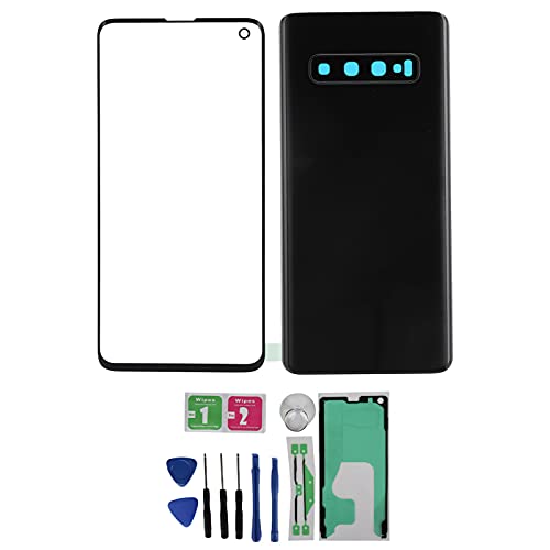 Rankomu Außenglas Display Ersatz Handy Rückseite Glas Cover Ersatz für Samsung S10 G973 Außenglasscheibe Rückgehäuse Schwarz Rankomu Außenglas Display Ersatz Handy Rückseite Glas Cover Ersatz für Samsung S10 G973 Außenglasscheibe Rückgehäuse Schwarz von Rankomu