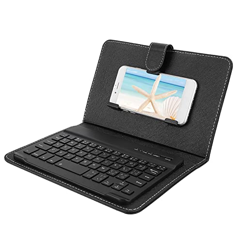 Rankomu Bluetooth Tastatur Tragbare Integrierte Handy Bluetooth Tastatur, Thai Sprache Lederhülle, Universal Design, Schutzhülle, Kompatibel mit Verschiedene Telefone Rankomu Bluetooth Tastatur Tragbare Integrierte Handy Bluetooth Tastatur, Thai Sprache Lederhülle, Universal Design, Schutzhülle, Kompatibel mit Verschiedene Telefone von Rankomu
