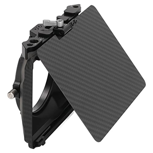 Rankomu FOTGA Matte Box, Kohlefaser-Mini-Leichtdesign, mehrere Schnittstellen für Kameraobjektiv, professionelle Objektiv-Mattbox, tragbar und kompakt von Rankomu