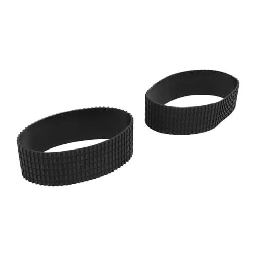 Rankomu Kamera-Objektiv-Gummiring-Set, Ersatz für Nikon AF-S 70-200mm F2.8G ED VR II, Zoom- und Fokusgriff, Gummiring, Schwarz von Rankomu