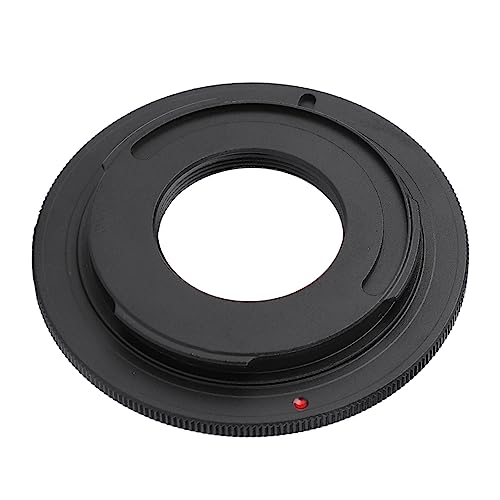 Rankomu M42-C-NEX Objektivadapterring aus schwarzer Aluminiumlegierung, kompatibel mit M42/C-Mount Kameraobjektiv auf NEX-Mount-Kamera, präzise Passform, leicht, 70,9 g von Rankomu