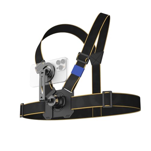 Rankomu Quick Release Chest Mount Harn for Sports Camera & Phone, Adjustable Vest-Style Chest Strap Replacement for Hero 12/11/10, OSMO Action, 15/14/13/12, Android Phone Rankomu Quick Release Chest Mount Harn for Sports Camera & Phone, Adjustable Vest-Style Chest Strap Replacement for Hero 12/11/10, OSMO Action, 15/14/13/12, Android Phone von Rankomu