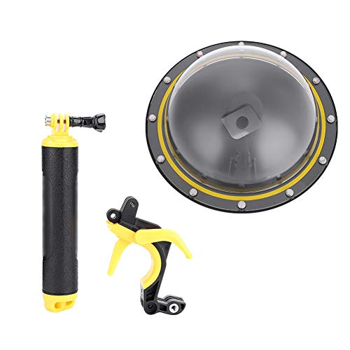 Rankomu Telesin Profional Dome Port Wasserdichtes Gehäuse für Hero 5/6/7 Kamera, Kuppel-Port-Design, leicht, einfach zu bedienen, ideal für Unterwasserfotografie von Rankomu