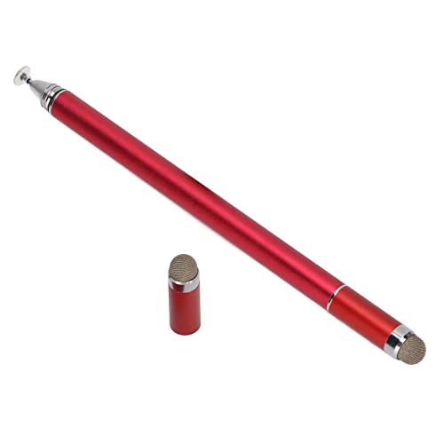 Rankomu Touchscreenstifte 2 in 1 Stylus Pen, Hohe Genauigkeit Touchscreen Stift mit Schutzhülle für Handys, Tablets, Notizblock, Rot von Rankomu