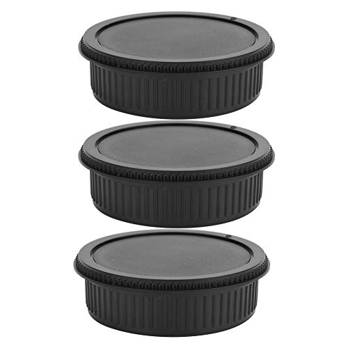 Rankomu Tragbares Objektivdeckel-Set aus schwarzem Kunststoff, für Pentax PK-Mount-Kamera, inklusive Objektivabdeckungs-Set und Kameragehäuse, Frontkappe, 3 Stück Rankomu Tragbares Objektivdeckel-Set aus schwarzem Kunststoff, für Pentax PK-Mount-Kamera, inklusive Objektivabdeckungs-Set und Kameragehäuse, Frontkappe, 3 Stück von Rankomu