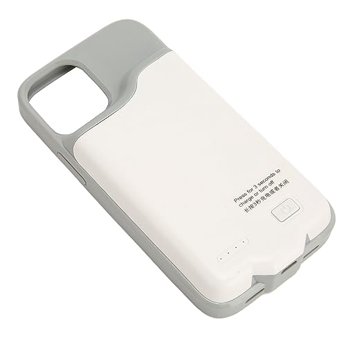 Rankomu Ultradünne Akkuhülle für iPhone 12 Mini, 5200 mAh, wiederaufladbar, schützende Ladehülle mit LED-Anzeige, schlankes Silikon, tragbare Powerbank-Abdeckung, Weiß Rankomu Ultradünne Akkuhülle für iPhone 12 Mini, 5200 mAh, wiederaufladbar, schützende Ladehülle mit LED-Anzeige, schlankes Silikon, tragbare Powerbank-Abdeckung, Weiß von Rankomu