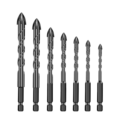 Ranley Bohrer-Set Für Metall - Metallbohrer - Schnellwechsel-System Mit Stößenfestem Sitz & Rutschfester Präzision Für Beton, Holz Und Haushaltsgeräte-Reparatur Ranley Bohrer-Set Für Metall - Metallbohrer - Schnellwechsel-System Mit Stößenfestem Sitz & Rutschfester Präzision Für Beton, Holz Und Haushaltsgeräte-Reparatur von Ranley
