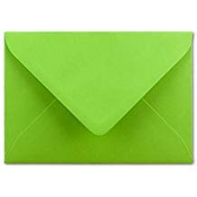 20 echte Rössler Briefumschläge für Briefe, Einladungen, Gutscheine, festliche Anlässe oder Karten B6 in grün/maigrün/apfelgrün - 12,5 x 18,5 cm von Rannenberg & Friends