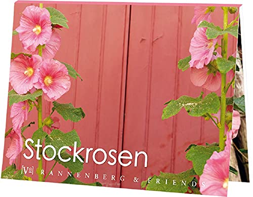 Postkartenbuch Stockrosen, 15 Karten, Blumen Postkartenbücher Ansichtskarte Postkarte Rosen von Rannenberg & Friends